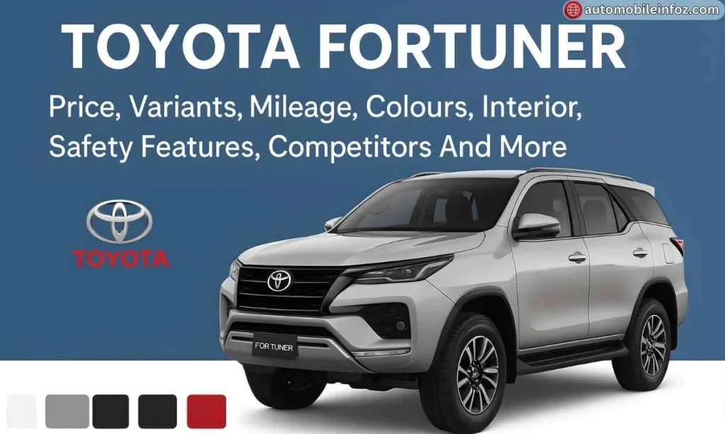 Toyota Fortuner Price 2026 – Top Model, Variants & Mileage Toyota Fortuner Price 2026 – Top Model, Variants & Mileage